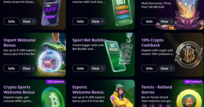 Zizobet Casino Bonus